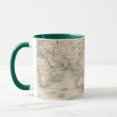 Mug Le monde sur la projection du Mercator (Gauche)