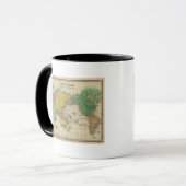Mug Le monde sur la projection du Mercator (Devant gauche)