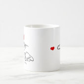 Mug Le Monogramme de la fée du coeur (Centre)