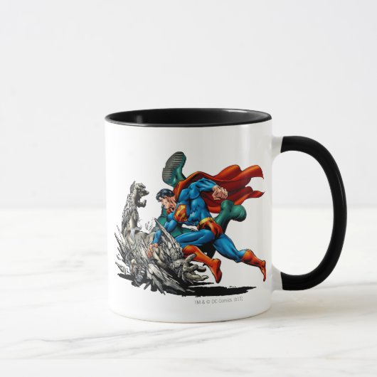 Mug Le monstre de Superman Fights (Droite)