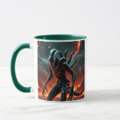 Mug Le monstre surgit des profondeurs ardentes. (Gauche)