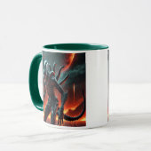 Mug Le monstre surgit des profondeurs ardentes. (Devant gauche)