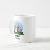 Mug Le Mont Flu-ji Funny Mountain Pun (Devant gauche)