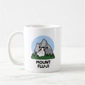 Mug Le Mont Flu-ji Funny Mountain Pun (Gauche)