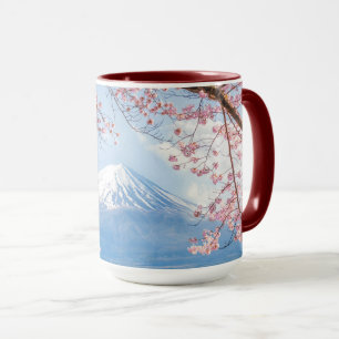 Mug Le mont Fuji   Lac Kawaguchiko   Printemps Au Japo