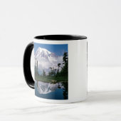 Mug Le mont Rainier dans une montagne (Devant gauche)