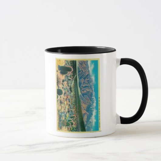 Mug Le mont San Jacinto du jardin du diable (Droite)