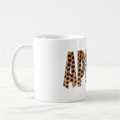 Mug Le mot Apiary avec une superposition de nid d'abei (Gauche)