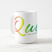 Mug Le mot unique expressif et bizarre de SlipperyJoe (Devant gauche)
