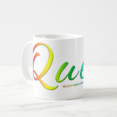Mug Le mot unique expressif et étrange de SlipperyJoe (Devant gauche)