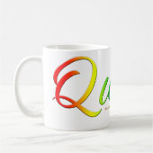 Mug Le mot unique expressif et étrange de SlipperyJoe (Gauche)