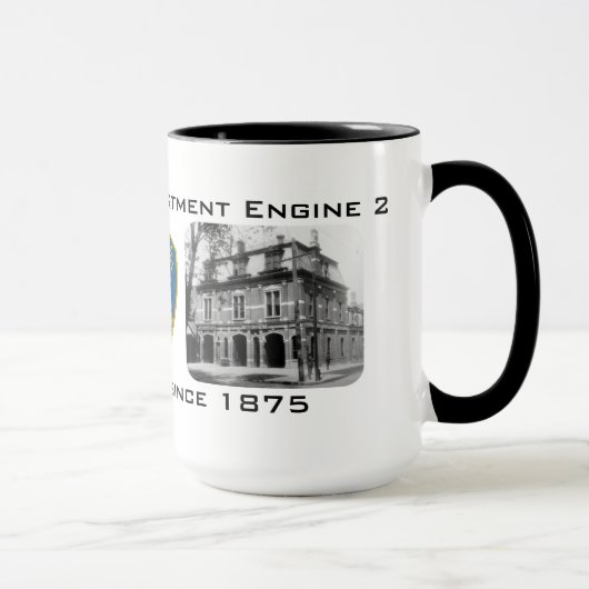 Mug Le moteur 2" de BFD économie vit depuis 1875" (Droite)