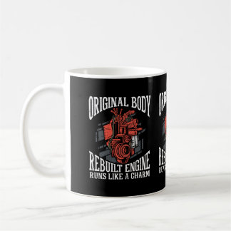 Mug Le Moteur Reconstruite Sur Le Corps Fonctionne Com