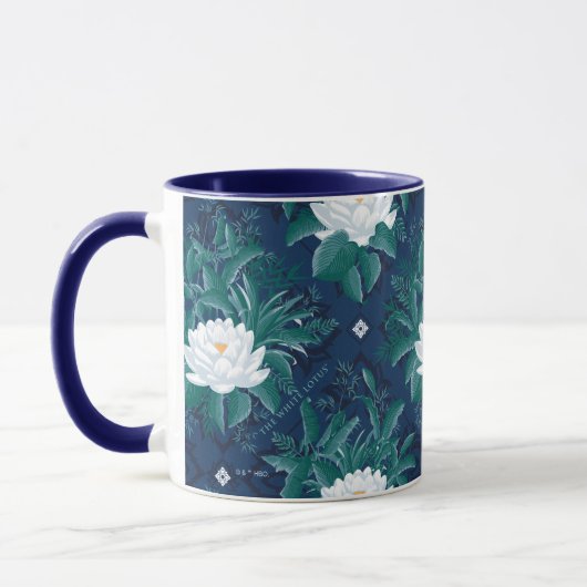 Mug Le Motif blanc Lotus Midnight Lotus (Gauche)
