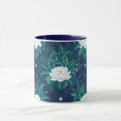 Mug Le Motif blanc Lotus Midnight Lotus (Centre)
