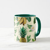 Mug Le Motif blanc Lotus Pineapple Paradise (Devant droit)