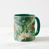 Mug Le Motif blanc Lotus Tropical Canopy (Devant droit)