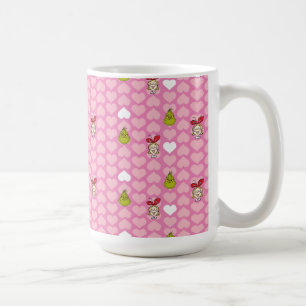 Mug Le motif de cœur rose du Grinch et de Cindy-Lou