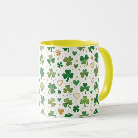 Mug Le Motif de Saint Patrick (Devant droit)
