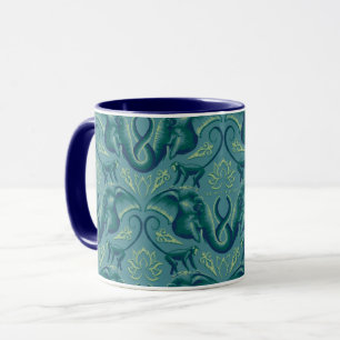 Mug Le Motif de Tapisserie Safari Tranquille - Le Lotu