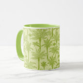 Mug Le Motif des palmiers verts (Devant gauche)