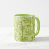 Mug Le Motif des palmiers verts (Devant droit)
