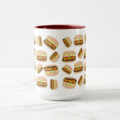 Mug Le Motif du burger (Centre)