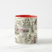 Mug Le Motif du cimetière du Losers Club (Centre)