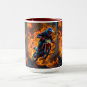 Mug Le motocross sur un volcan (Centre)