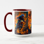 Mug Le motocross sur un volcan (Gauche)
