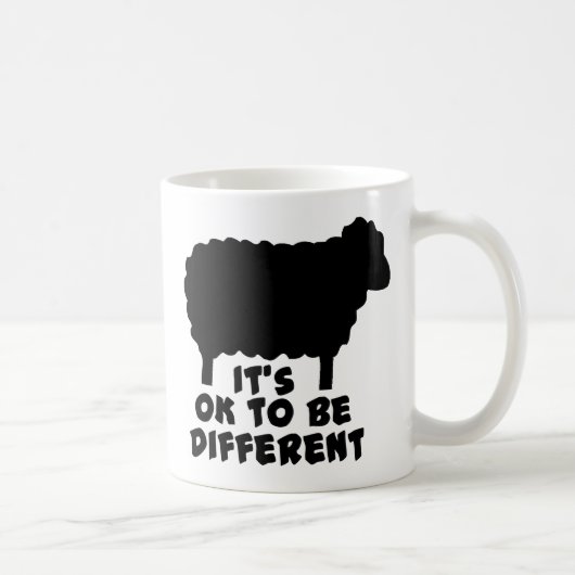 Mug Le mouton noir - ça va être différent (Droite)