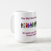 Mug Le mur que Trump a construit (Devant gauche)