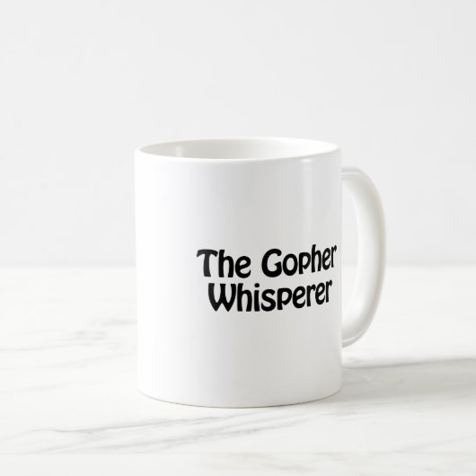 Mug le murmure de gopher (Devant droit)