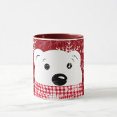 Mug Le museau d'un ours polaire, Noël (Centre)