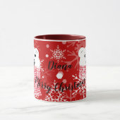 Mug Le museau d'un ours polaire, Noël  (Centre)