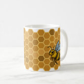 Mug Le nid d'abeilles gaffent des abeilles (Devant droit)