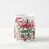 Mug Le Noël de l'enseignant préféré de Santa (Centre)
