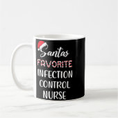 Mug Le Noël de l'infirmière de contrôle de l'infection (Gauche)