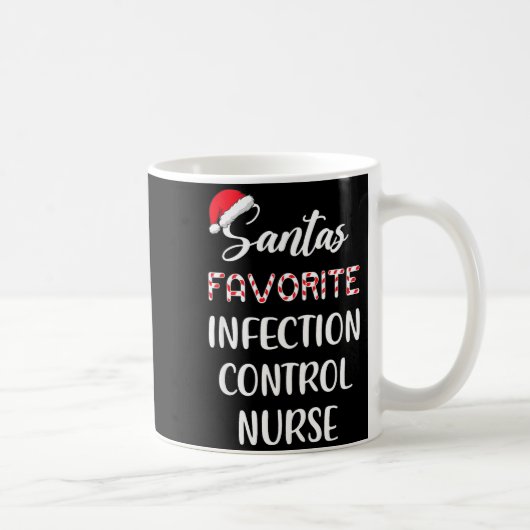 Mug Le Noël de l'infirmière de contrôle de l'infection (Droite)