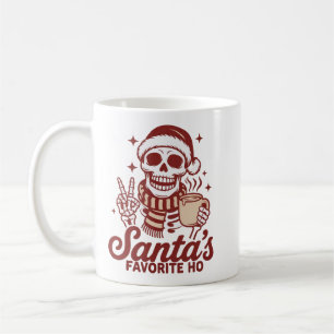 Mug Le Noël sarcastique squelette préféré du Père Noël