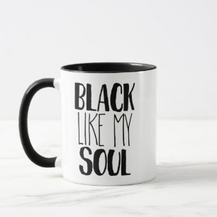 Mug Le noir drôle aiment mon café d'âme