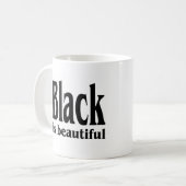 Mug Le noir est beau (Devant gauche)