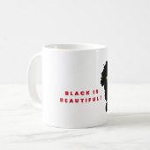 Mug Le noir est beau (Devant gauche)