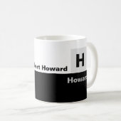 Mug Le noir et blanc de base (Devant droit)