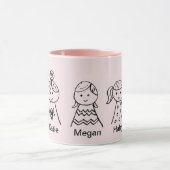 Mug Le noir fait sur commande les soeurs 778 de (Centre)