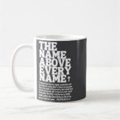 Mug Le Nom Au-Dessus De Chaque Nom Costume Jésus Chrét (Gauche)
