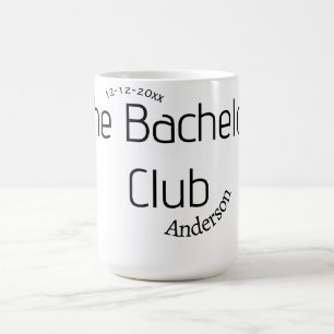 Mug le nom de club de célibataire année élégant tendan