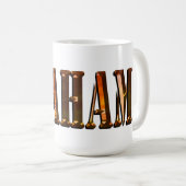 Mug "Le nom de dimension orange de Graham" (Devant droit)