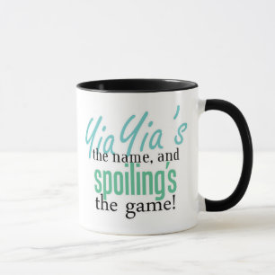 Mug Le nom de YiaYia, et détérioration du jeu