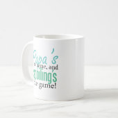 Mug Le nom du papa, et détérioration du jeu (Devant gauche)